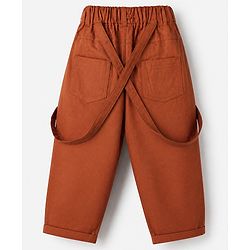 Babyhug 100% Cotton Woven Full Sleeves Checked Shirt and Pant Set - Brown