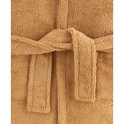 Babyhug Velour Microfiber Knit Full Sleeves Hooded Bath Robe With Bear Embroidery & Ear Applique - Brown