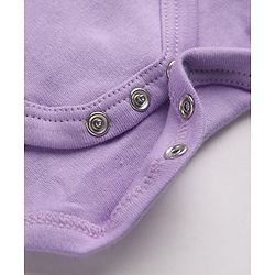 Babyhug 100% Cotton Interlock Knit Solid Onesies with Full Sleeves Pack of 5 - Pink, Lavender, Lemon, Baby Pink & Rose Gold