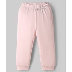 Babyhug Disney Single Jersey Knit Full Sleeves T-Shirt & Pyjama Night Suit with Minnie Mouse & Marie Print Pack of 2 - Pink  & White
