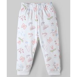 Babyhug Disney Single Jersey Knit Full Sleeves T-Shirt & Pyjama Night Suit with Minnie Mouse & Marie Print Pack of 2 - Pink  & White