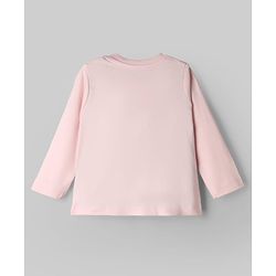 Babyhug Disney Single Jersey Knit Full Sleeves T-Shirt & Pyjama Night Suit with Minnie Mouse & Marie Print Pack of 2 - Pink  & White