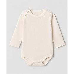Babyhug 100% Cotton Interlock Knit Solid Onesies with Full Sleeves Pack of 5 - Rust Orange, Cream, Light Green, Brown & Light Brown