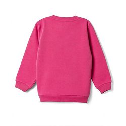 Babyhug Heavy Gauge 100% Cotton Terry Knit Full Sleeves Sweatshirt with Bow & Strawberry Print Pack of 2 - Dark Pink & Navy