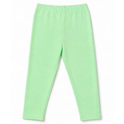 Babyhug Cotton Elastane Lycra Knit Solid Leggings Pack of 5 - Pink, Yellow & Orange