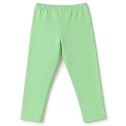 Babyhug Cotton Elastane Lycra Knit Solid Leggings Pack of 5 - Pink, Yellow & Orange