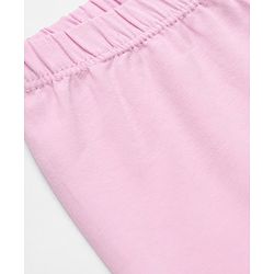 Babyhug Cotton Lycra Knit Full Length Solid Leggings Pack Of 5 - Navy Blue Pink Olive Green & Brown