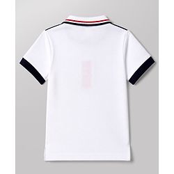 Babyhug 100% Cotton Single Jersey Knit Half Sleeves T-Shirt & Shorts Set - White