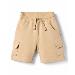 Babyhug 100% Cotton Knit Half Sleeves Jungle Theme Printed T-Shirt & Shorts Set - Olive Green