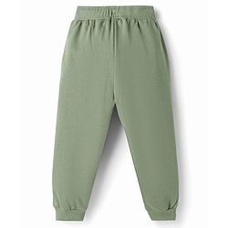 Babyhug Disney Terry Knit Full Length Mickey Mouse & Friends Printed Lounge Pant - Light Green