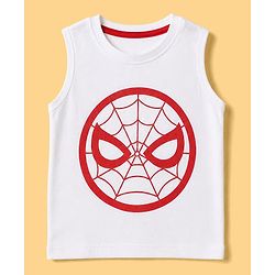 Babyhug Marvel 100% Cotton Single Jersey Knit Shirt and T-shirt With Full Sleeves and Spider-man Print in Navy Blue
