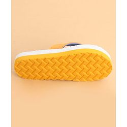 Cute Walk by Babyhug Slip On Flip Flops With Tropical Print - White