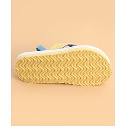 Cute Walk by Babyhug Back Strap Flip Flops With Watermelon Print - Yellow