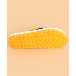 Cute Walk by Babyhug Slip On Dino Printed Flip Flops - Yellow
