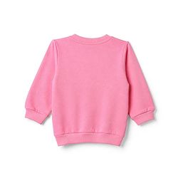 Babyhug Heavy Gauge 100% Cotton Terry Knit Full Sleeves Sweatshirts With Bow & Text Print Pack of 2 - Navy & Pink