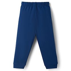Babyhug Disney Single Jersey Knit Full Sleeves T-Shirt & Pyjama Night Suit with Space Theme Glow in the Dark Print - Navy Blue