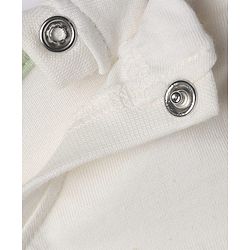 Babyhug 100% Cotton Knit Full Sleeves Striped T-Shirts with Elephant Trees Print Pack of 3 - White & Offwhite