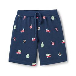 Babyhug 100% Cotton Single Jersey Cotton Knit Mid Thigh Shorts With Vehicle Print Pack of 3 - Blue, Green & Red