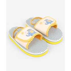 Cute Walk by Babyhug Back Strap Slider With Elephant Print in White