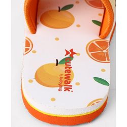 Cute Walk by Babyhug Slip On Slider With Rainbow Print in Blue