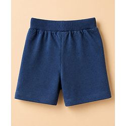 Babyhug 100% Cotton Jersey Knit Shorts with Bear Print in Blue Green & White Pack of 3