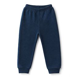 Babyhug Knit Full Sleeves Solid Vests & Pant Thermal Inner Wear - Navy Blue
