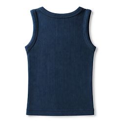 Babyhug Knit Full Sleeves Solid Vests & Pant Thermal Inner Wear - Navy Blue