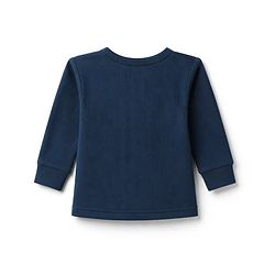 Babyhug Knit Full Sleeves Solid Vests & Pant Thermal Inner Wear - Navy Blue