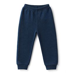 Babyhug Knit Full Sleeves Solid Vests & Pant Thermal Inner Wear - Navy Blue