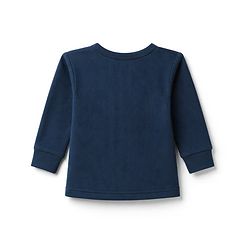 Babyhug Knit Full Sleeves Solid Vests & Pant Thermal Inner Wear - Navy Blue