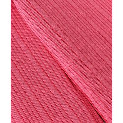 Babyhug Cotton Mix Knit 3 Piece Solid Pullover, Vest & Pant Thermal Set - Coral