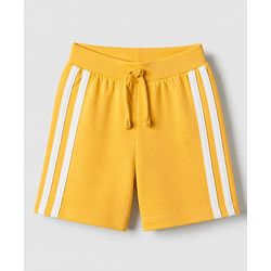 Babyhug Cotton Single Jersey Mid Thigh Shorts With Vehicle Print Pack of 3 Red Yellow Green
