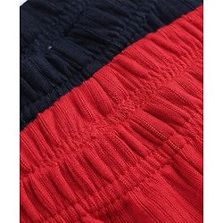 Babyhug Knit Solid Thermal Leggings Pack of 2 -Navy & Red