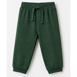 Babyhug Cotton Knit Jogger Fit Full Length Solid Lounge Pant with Ribbed Waist Pack of 3 in Grey