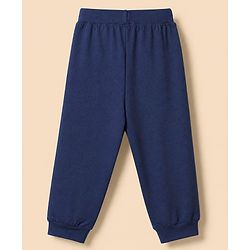Babyhug Cotton Jersey Knit Full Length Lounge Pant with Dino Print in Blue & White Pack of 3