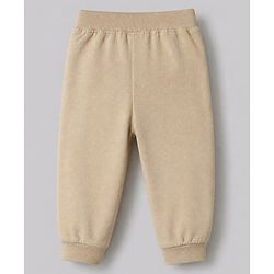 Babyhug Cotton Jersey Knit Jogger Fit Full Length Lounge Pant Pack of 2 With Deer Print in Red