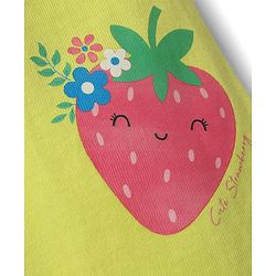 Babyhug Cotton Jersey Jogger Fit Lounge Pants with Floral, Cherry & Strawberry Print with Bow Pack of 3 - Pink, Violet & Light Green