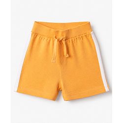 Babyhug Cotton Jersey Knit Shorts With Animal Print Pack of 3 - Yellow Green & Navy Blue