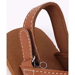 Cute Walk by Babyhug Velcro Closure Sandal in Brown