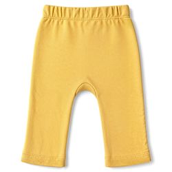 Babyhug 100% Cotton Interlock Knit Full Length Striped Diaper Leggings with Animal Print Pack of 3 - Yellow, Navy Blue & Red