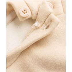 Babyhug Disney Fleece Knit Full Sleeves Winter Wear Suit With Minnie Mouse Foil Print- OffWhite