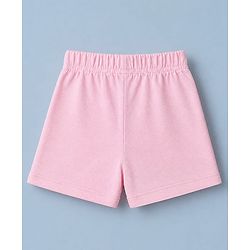 Babyhug Cotton Jersey Knit Mid Thigh Shorts With Floral & Heart Print Pack of 3 - Pink