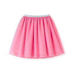 Babyhug Single Jersey Knit Half Sleeves Top & Skirt Set Floral Print - Pink & Blue