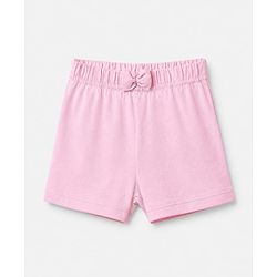 Babyhug Cotton Jersey Knit Short With Floral Print Pack of 3 - Navy Blue Pink Red