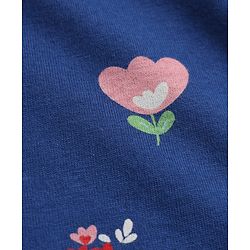 Babyhug Cotton Jersey Knit Short With Floral Print Pack of 3 - Navy Blue Pink Red