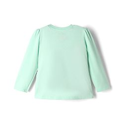 Babyhug Disney Single Jersey Knit Full Sleeves T-Shirt & Pyjama Night Suit With Stitch & Angel Graphic - Pink & Light Green