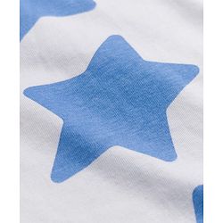 Babyhug 100% Cotton Knit Full Sleeves Co-Ords T-Shirt & Pyjama Night Suit with Star Print - Blue