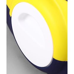 Babyhug 3-In-1 Baby Toilet Training Seat with Anti-Slip Pads - Blue Yellow| Removable Potty Pot| Potty Training Seat| Potty Seat Potty Chair & Step Stool| for Kids 12 months - 5 Years