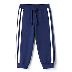 Babyhug 100% Cotton Jersey Knit Full Length Lounge Pant With Tape Detailing & Bear Print Pack of 2 - Red Blue