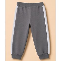 Babyhug Cotton Knit Full Length Jogger Fit Lounge Pant with Tractor Print Pack of 3 in Blue Grey